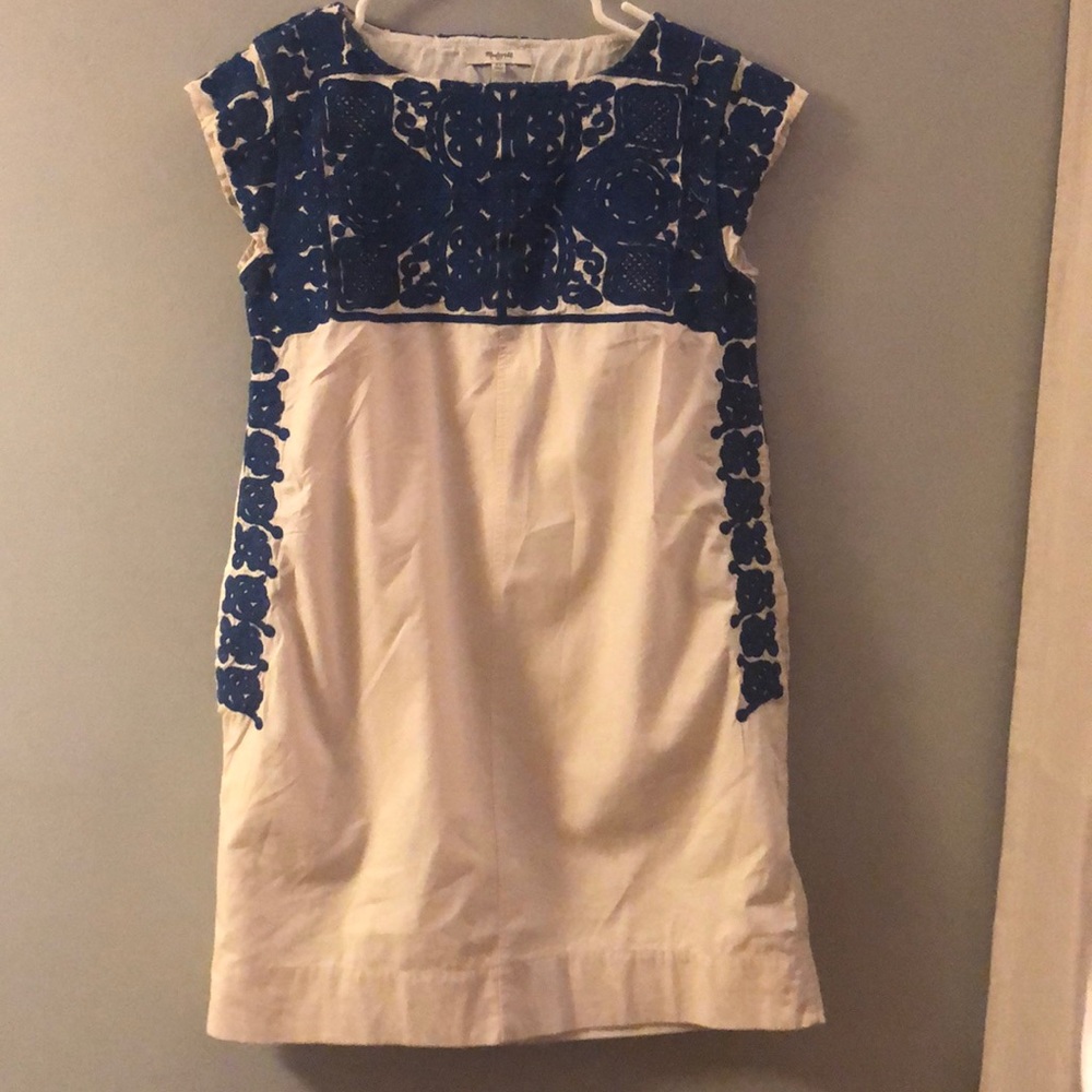 Madewell Embroidered dress